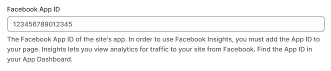 Facebook App ID