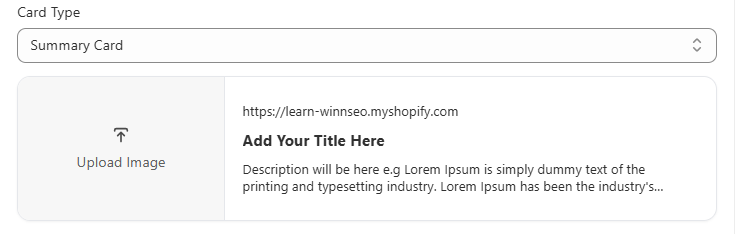 WinnSEO Twitter Bulk Setting Dashboard for Optimizing Bulk SEO in Shopify Stores with WinnSEO