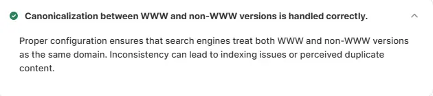 Google sees www and non-www URLs as two totally different page
