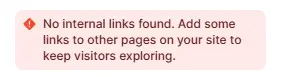 Internal link in the content
