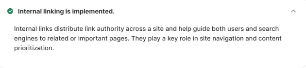 Internal links are links that connect one page of your site to another