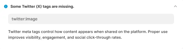 Twitter tags are just like Open Graph but made for sharing on X