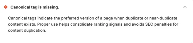 A canonical tag helps to avoid duplicate content issues