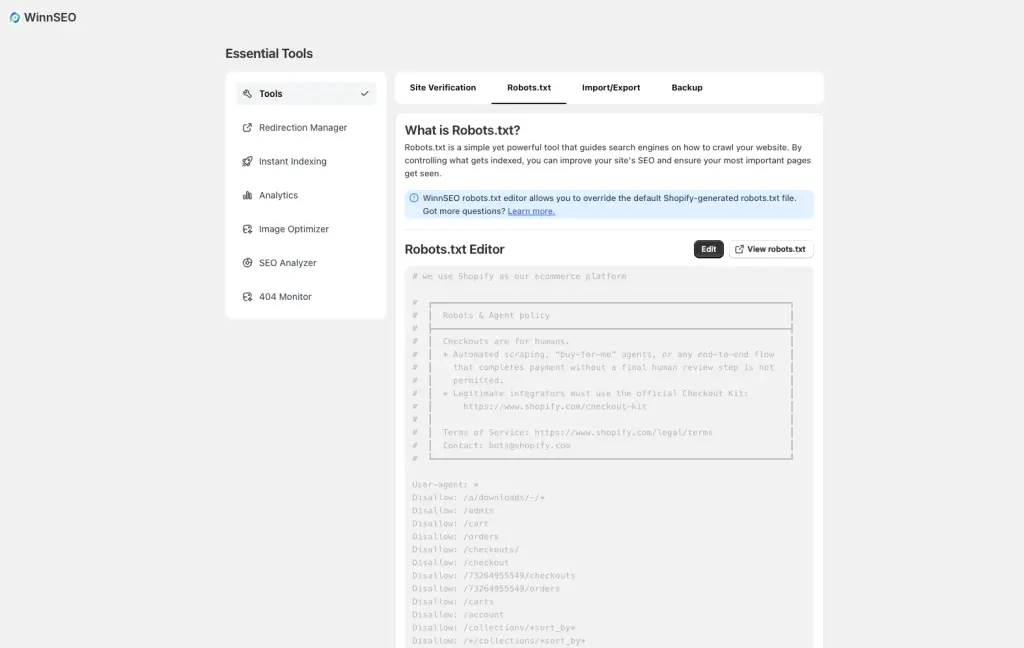 shopify-store-robots-txt-editor-with-winnseo