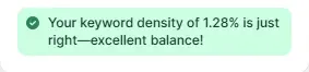 Keyword density
